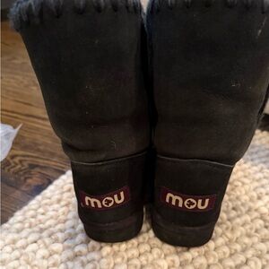Mou black Dark warm Winter Boots